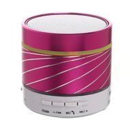 Lightweight Wireless Stereo Audio Bluetooth Speakers with Colorful Led Light Powered by Rechargeable Battery Build... N24