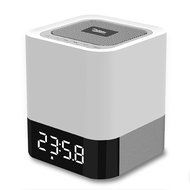 All-in-1 Wireless Bluetooth Portable Speaker With TF Card Slot, Touch LED Lamp, MP3 Player, Alarm Clock and Hands-free...