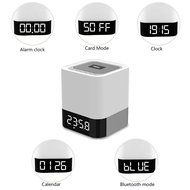 All-in-1 Wireless Bluetooth Portable Speaker With TF Card Slot, Touch LED Lamp, MP3 Player, Alarm Clock and Hands-free... N3