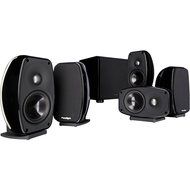 Denon AVR-X2300W Receiver Bundle with Paradigm Cinema 100 CT Home Theater System N4