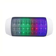 Portable Wireless Bluetooth Speaker Deep Bass Built-in Microphone Boombox 360 LED Lights Speakers Support U-disk... N8