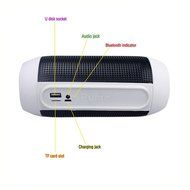 Portable Wireless Bluetooth Speaker Deep Bass Built-in Microphone Boombox 360 LED Lights Speakers Support U-disk... N10