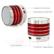 WESDAR Bluetooth Speakers with Lights For iPhone Android Bluetooth 4.0 - 5V 500mah RED - Weight in 7oz , R-052-2 N6