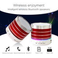 WESDAR Bluetooth Speakers with Lights For iPhone Android Bluetooth 4.0 - 5V 500mah RED - Weight in 7oz , R-052-2 N7