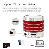 WESDAR Bluetooth Speakers with Lights For iPhone Android Bluetooth 4.0 - 5V 500mah RED - Weight in 7oz , R-052-2 N8