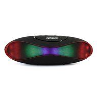 WESDAR Bluetooth Speakers with Lights For iPhone Android Bluetooth 4.0 - 5V 500mah RED - Weight in 7oz , R-052-2 N10