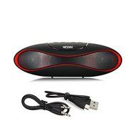 WESDAR Bluetooth Speakers with Lights For iPhone Android Bluetooth 4.0 - 5V 500mah RED - Weight in 7oz , R-052-2 N11