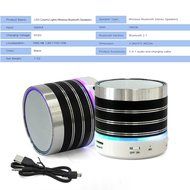 WESDAR Bluetooth Speakers with Lights For iPhone Android Bluetooth 4.0 - 5V 500mah RED - Weight in 7oz , R-052-2 N18