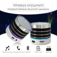 WESDAR Bluetooth Speakers with Lights For iPhone Android Bluetooth 4.0 - 5V 500mah RED - Weight in 7oz , R-052-2 N20