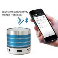 WESDAR Bluetooth Speakers with Lights For iPhone Android Bluetooth 4.0 - 5V 500mah RED - Weight in 7oz , R-052-2 N29
