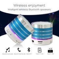 WESDAR Bluetooth Speakers with Lights For iPhone Android Bluetooth 4.0 - 5V 500mah RED - Weight in 7oz , R-052-2 N30