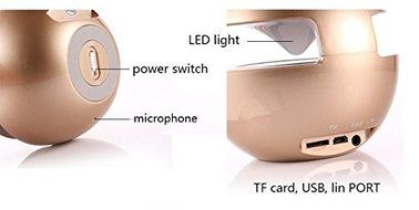 Bluetooth Wireless Speaker Mini SUPER BASS Portable For Smartphone Tablet PC &quot;Blue&quot; N4