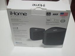 iHome iBT88 Bluetooth Wireless Rechargeable Mini Speakers N4