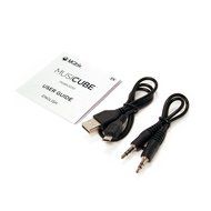 MQbix MQBK3010BLK MUSICUBE Wireless Portable Bluetooth Speaker with Built-In Mic for Bluetooth Enabled Devices... N5
