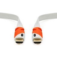 FLAT HDMI Cable 2.0 - 25 Feet, High Speed HDMI Flat Wire, 7.6 Meter By Ultra Clarity - CL3 Rated - Audio Return... N3