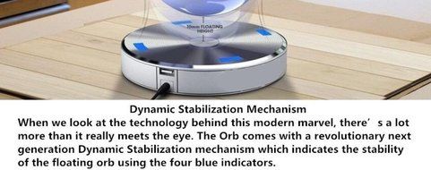 Swizze Floating Sound System Maglev Speaker Levitating Portable Wireless Bluetooth Speakers Floating Levitation... N5