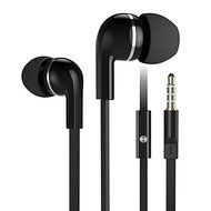 WRZ-N2 Bass In-ear Stereo Earphone Noodles Headphone With Mic For iPhone Samsung HUAWEI Xiaomi Color Black