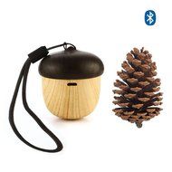 Mini Wooden Nut Bluetooth Speaker by BOOMER VIVI Small Body-Loud Sound Ultra-Portable Speaker Playtime 6 hours...