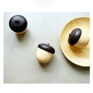 Mini Wooden Nut Bluetooth Speaker by BOOMER VIVI Small Body-Loud Sound Ultra-Portable Speaker Playtime 6 hours... N4