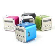 HuntGold Mini Portable USB Digital PC Speaker Micro SD/TF Card MP3 Music Player&amp;FM Radio(blue) N8