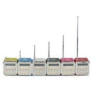 HuntGold Mini Portable USB Digital PC Speaker Micro SD/TF Card MP3 Music Player&amp;FM Radio(blue) N9