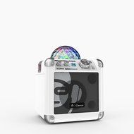 iDance BC100WHT Sing Cube Wireless Speaker (White) N2
