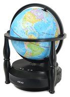 Akai GLU703-BT Bluetooth Speaker with Rotating Globe