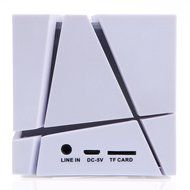 Apltch&reg; Qone Mini Portable LED Light Magic Cube Bluetooth Speakers CiDoss Bluetooth Hands free Wireless Speaker... N4