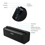 FSTgo S311 Slim Portable Wireless Bluetooth Speakers with Bass Sound, FM Radio,1200mAh Power Bank,Dual 5W Stereo... N3