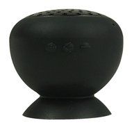 amtonseeshop Waterproof Mini Mushroom Wireless Bluetooth Speaker (Black)
