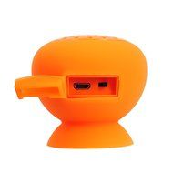 amtonseeshop Waterproof Mini Mushroom Wireless Bluetooth Speaker (Black) N10