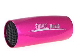 Portable Sports Music Sound Box Mini Bicycle Bike MP3 Player Speaker FM Radio Micro SD/TF Rose N3