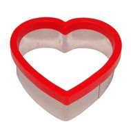Stately Kitchen&#039;s Soft Grip Large 3 inch Cookie Cutter Set of 4 - Ginger Bread Man Cookie Cutter, Heart Cookie... N2
