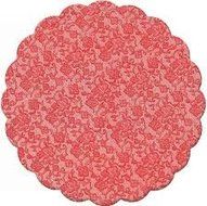 Tapetinho De Brigadeiro / Intermediate Plastic Liner for Candies (7 cm, Dark Blue Lace/ Azul Marinho Renda) N3