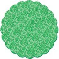 Tapetinho De Brigadeiro / Intermediate Plastic Liner for Candies (7 cm, Dark Blue Lace/ Azul Marinho Renda) N4
