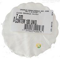 Tapetinho De Brigadeiro / Intermediate Plastic Liner for Candies (7 cm, Dark Blue Lace/ Azul Marinho Renda) N10