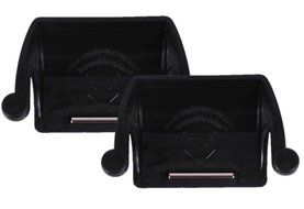 2 PACK SoundBender, Easy-Fit Magnetic Sound Enhancer for iPad 2, 3, 4 (As Seen On Shark Tank) - BLACK