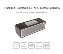 NIER iRock Mini Portable Wireless Bluetooth Speaker With Aluminum Housing, 7.5W2 Total 15W, Powerful Sound(Black) N3