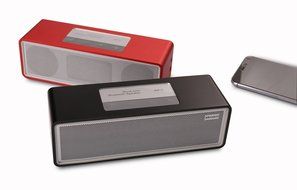 NIER iRock Mini Portable Wireless Bluetooth Speaker With Aluminum Housing, 7.5W2 Total 15W, Powerful Sound(Black) N5