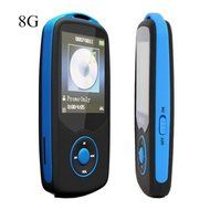 MEEKO 8GB Hi-Fi Lossless Sound Bluetooth MP3 Player 50 Hours Playback,FM Radio Record, Blue