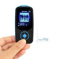MEEKO 8GB Hi-Fi Lossless Sound Bluetooth MP3 Player 50 Hours Playback,FM Radio Record, Blue N3