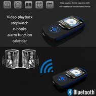 MEEKO 8GB Hi-Fi Lossless Sound Bluetooth MP3 Player 50 Hours Playback,FM Radio Record, Blue N4