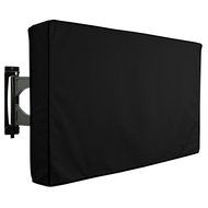 Outdoor TV Cover, Black Weatherproof Universal Protector for 40'' - 42'' LCD, LED, Plasma Television Sets - Compatible...