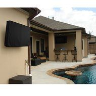 Outdoor TV Cover, Black Weatherproof Universal Protector for 40'' - 42'' LCD, LED, Plasma Television Sets - Compatible... N2