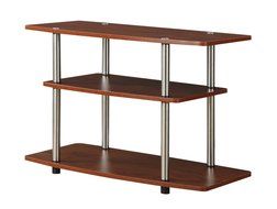 Convenience Concepts Designs2Go 3-Tier TV Stand for Flat Panel Television up to 32-Inch or 80-Pound, Black N7