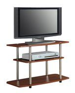 Convenience Concepts Designs2Go 3-Tier TV Stand for Flat Panel Television up to 32-Inch or 80-Pound, Black N8