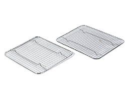 Great Credentials Heavy-Duty 1/4 Size Cooling Rack, Cooling Racks, Wire Pan Grade, Commercial Grade, Oven-Safe...