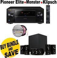 Pioneer Elite SC-87 9.2-Channel Class D3 Network A/V Receiver with HDMI 2.0 + Klipsch HDT-600 Home Theater System...