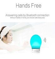 Pertie Multi-Colored LED Bulb w/ 2 Channel Bluetooth Speaker. 4 hrs of Light. Play Music , Phone Calls. Great... N6