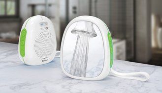 Singing Machine SMI436BT 1.5W Portable Bluetooth Audio Streaming for Smartphone, Computers and Tablets - White... N4